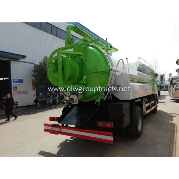 Dongfeng tianjin high-pressure cleaning dirt suction truck